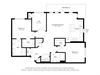 Floor plan image of B4, 2-bedroom apartment
